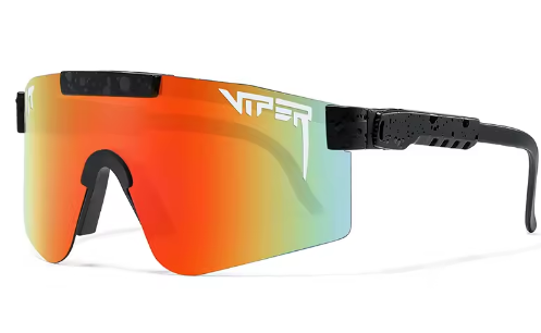 Lunettes de soleil Viper Orange et Noir pour toutes vos soirées et journée en plein air