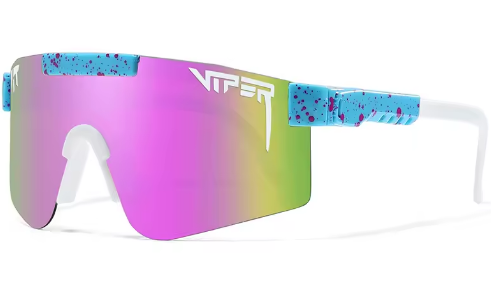 Lunettes de soleil Viper Rose et Bleu pour toutes vos soirées et journée en plein air